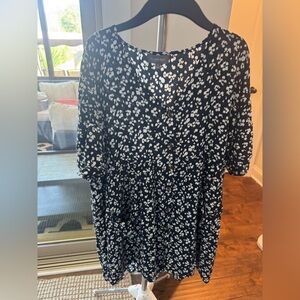 Hudson gray mini dress size large nwot